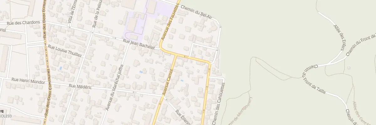 Plan du 34 Rue du Cot des Vignes à Neuilly-Plaisance