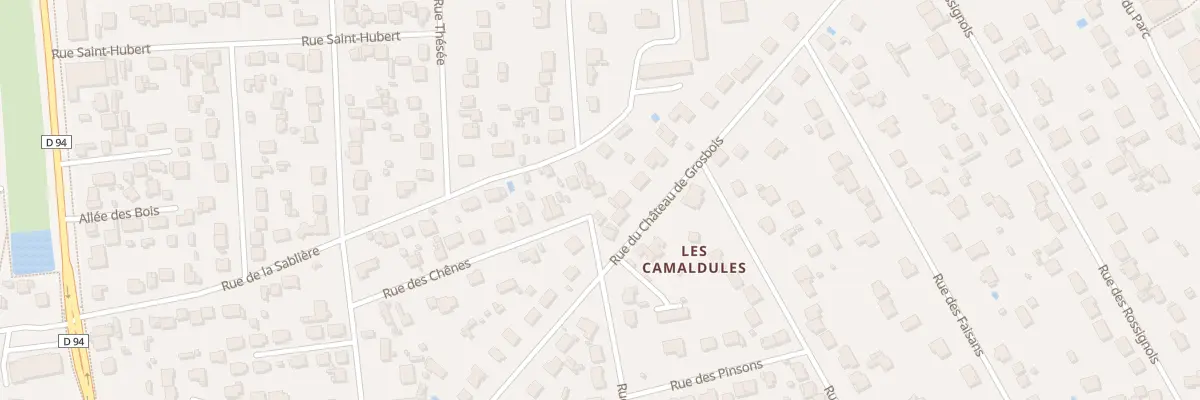 Plan du 23 Rue des Chénes à Yerres
