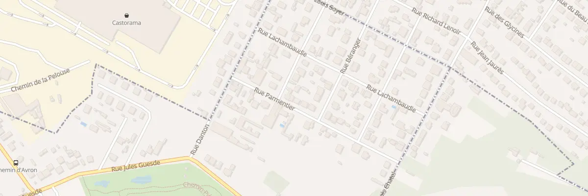 Plan du 5 Rue Parmentier à Rosny-sous-Bois