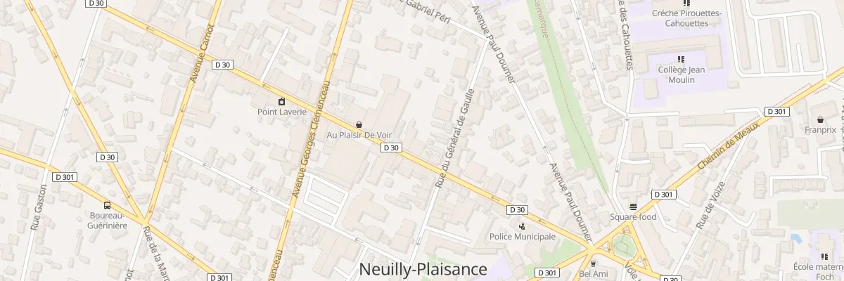 Plan du 47 Av du Maréchal Foch à Neuilly-Plaisance