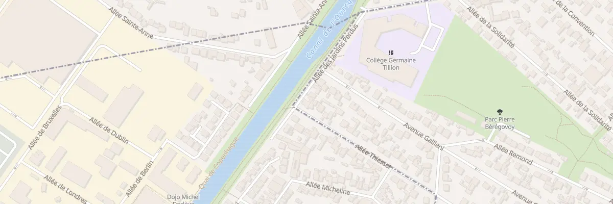 Plan du 1 All Thiesset à Livry-Gargan
