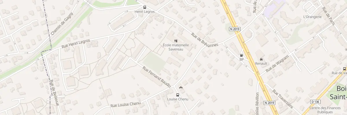 Plan du 8 Rue Louise Chenu à Boissy-Saint-Léger