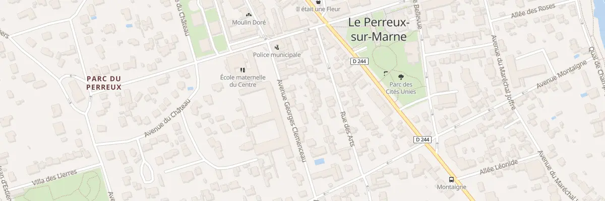 Plan du 42B Av Georges Clémenceau au Perreux-sur-Marne