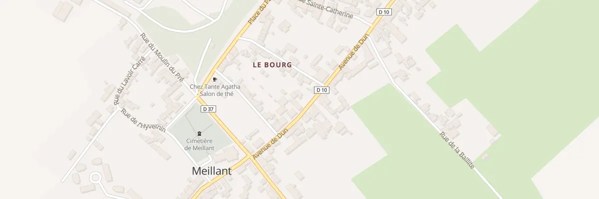 Plan du 11 Av de Dun à Meillant