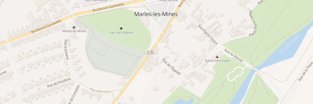 Plan du 16 Rue Pasteur à Marles-les-Mines