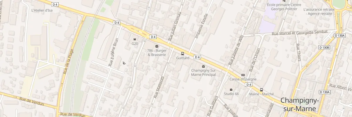 Plan du 3 Rue Matteotti à Champigny-sur-Marne