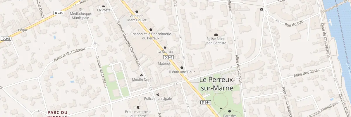 Plan du 98 Av du Général de Gaulle au Perreux-sur-Marne