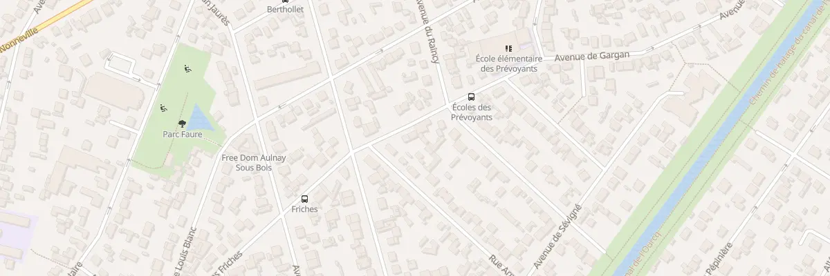 Plan du 38 Av des Friches à Aulnay-sous-Bois