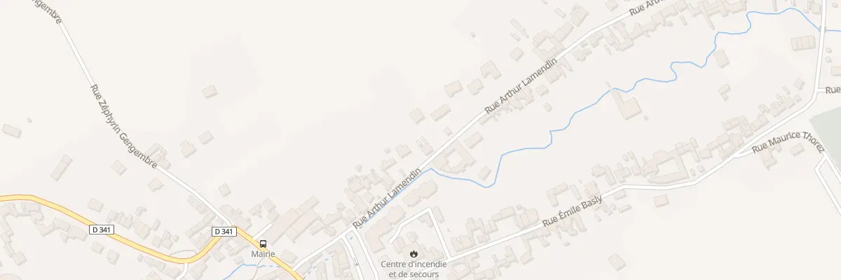 Plan du 37 Rue Arthur Lamendin à Divion
