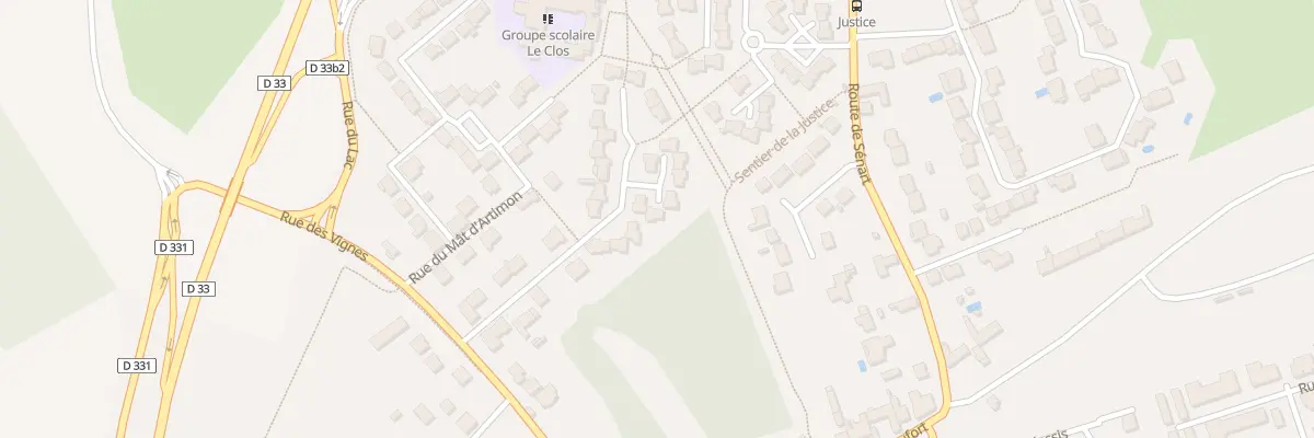 Plan du 5 Sq des Pinsons à Tigery