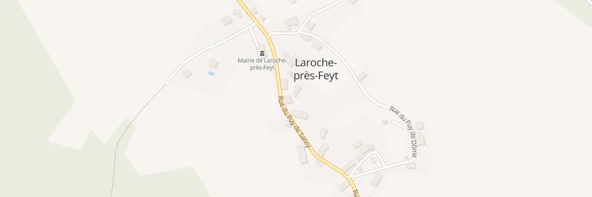 Plan du 6 Rue du Puy de Sancy à Laroche-près-Feyt