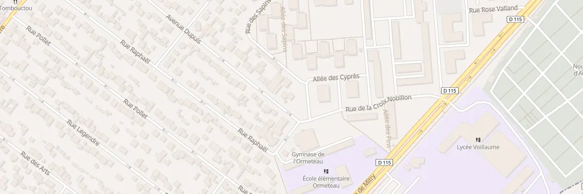 Plan du 63B Rue Dupuis à Aulnay-sous-Bois