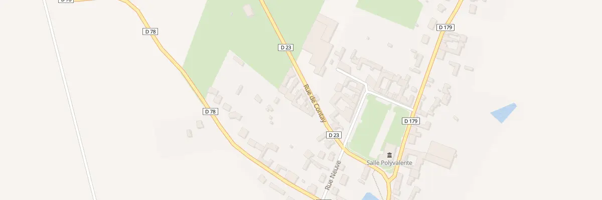 Plan du 7 Rue de Contay à Franvillers