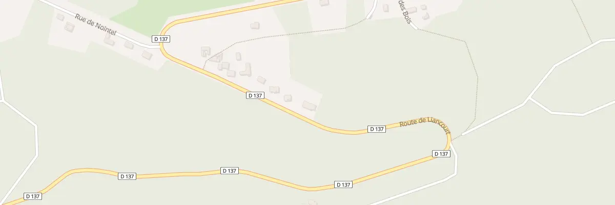 Plan du 91 Rte de Liancourt à Catenoy
