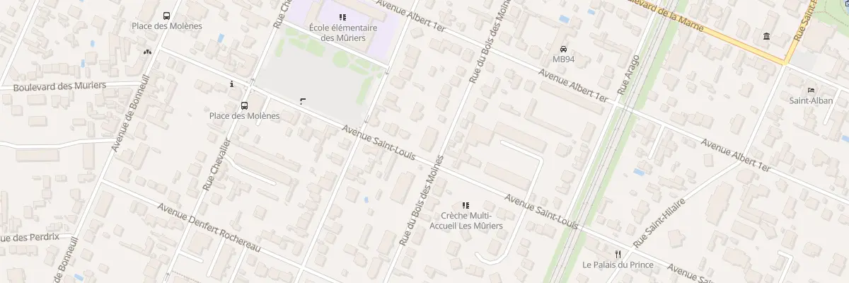 Plan du 17 Av Saint-Louis à Saint-Maur-des-Fossés