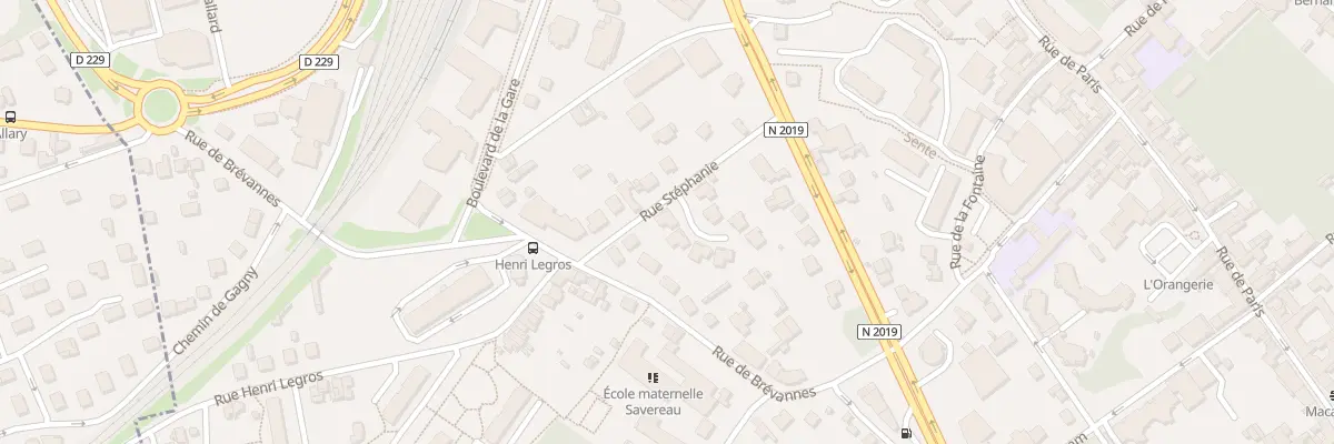 Plan du 2 All des Sources à Boissy-Saint-Léger