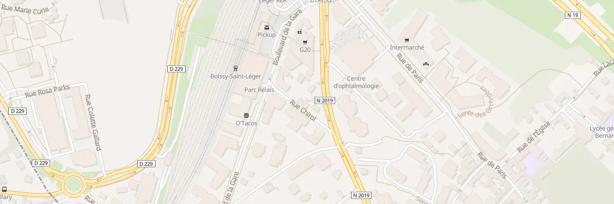 Plan du 6 Rue Chirol à Boissy-Saint-Léger