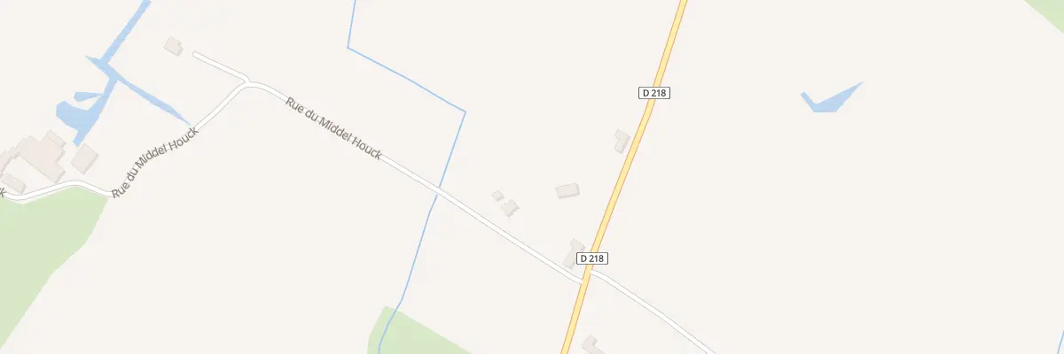 Plan du 850 Rte de Cassel à Oudezeele
