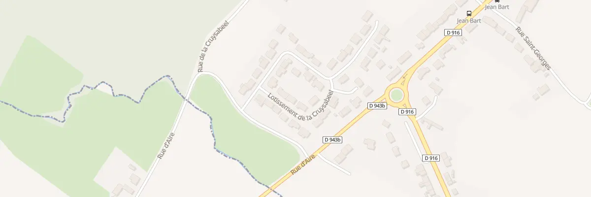 Plan du 44 Vc Lot de la Cruysabeele à Morbecque