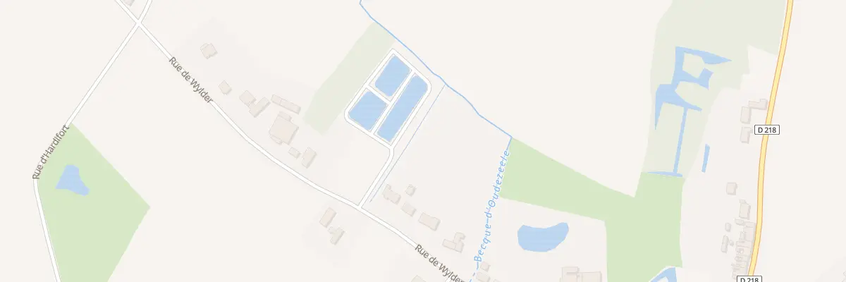 Plan du 462 Rue de Wylder à Oudezeele