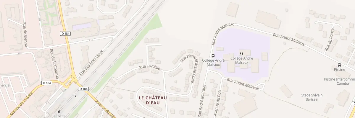 Plan du 66 Rue Pierre et Marie Curie à Louvres