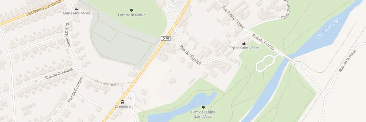 Plan du 3 Rue de l’Egalité à Marles-les-Mines