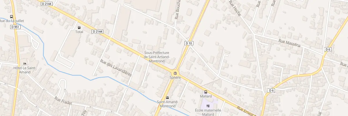 Plan du 2 Rue de Juranville à Saint-Amand-Montrond