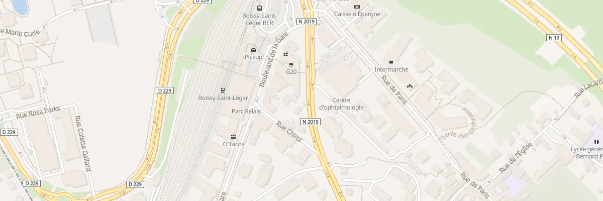Plan du 5 Bd de la Gare à Boissy-Saint-Léger