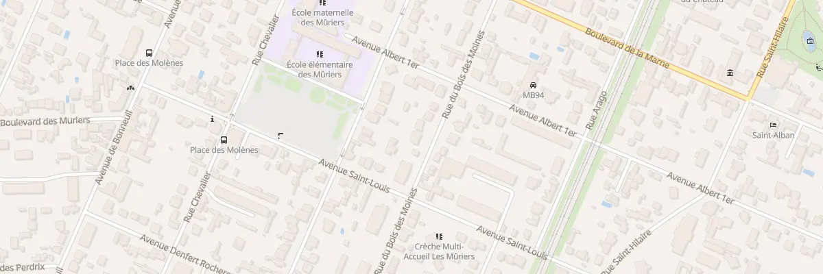 Plan du 12 Rue du Bois des Moines à Saint-Maur-des-Fossés