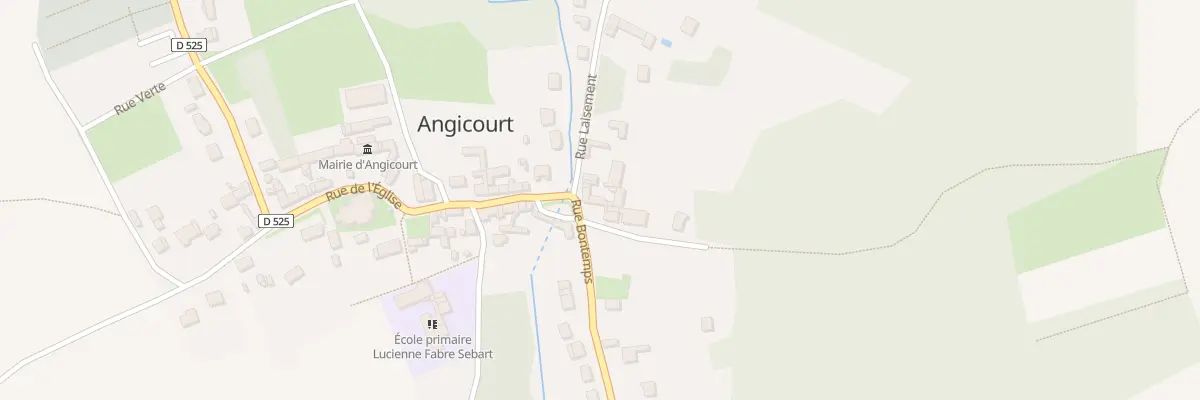 Plan du 2 Rue Laisement à Angicourt