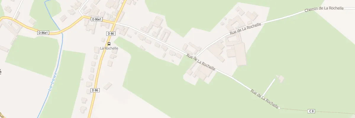 Plan du 190 Rue de la Rochelle à La Comté