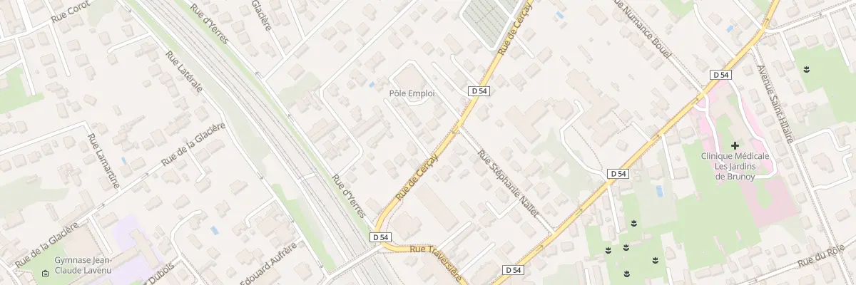 Plan du 7 Rue de Cerçay à Brunoy