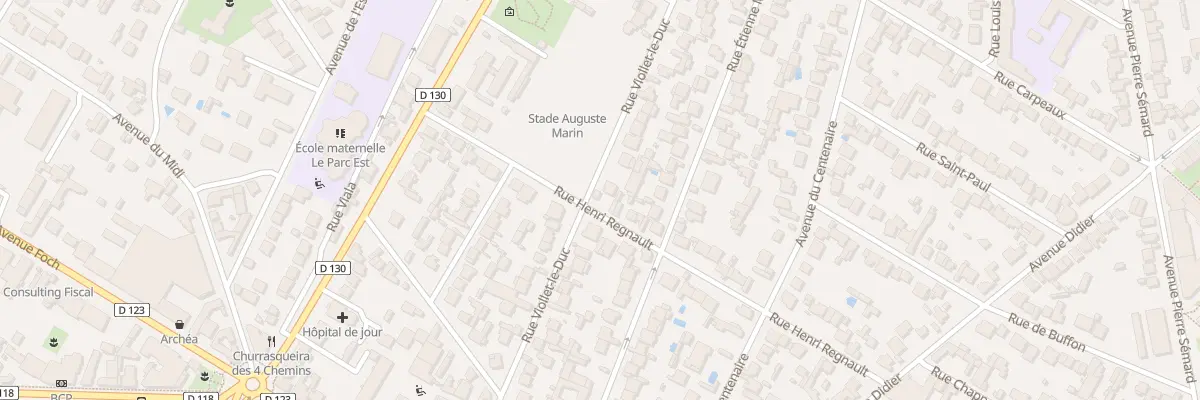 Plan du 36 Rue Viollet le Duc à Saint-Maur-des-Fossés