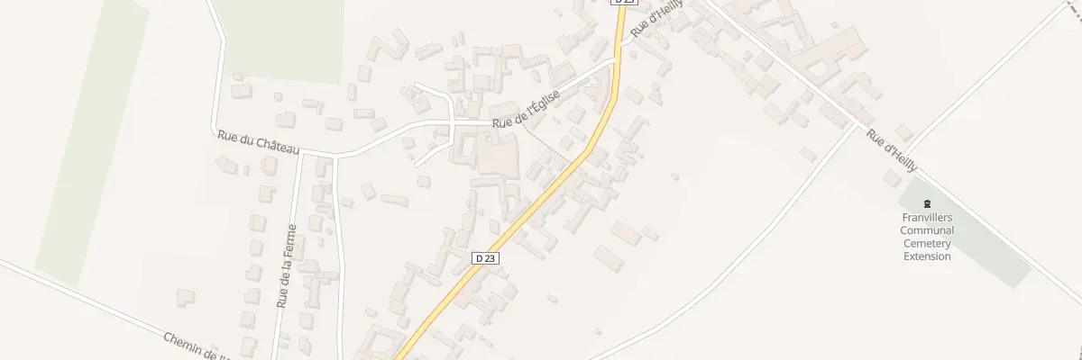 Plan du 41 Rue du Bourgville à Franvillers