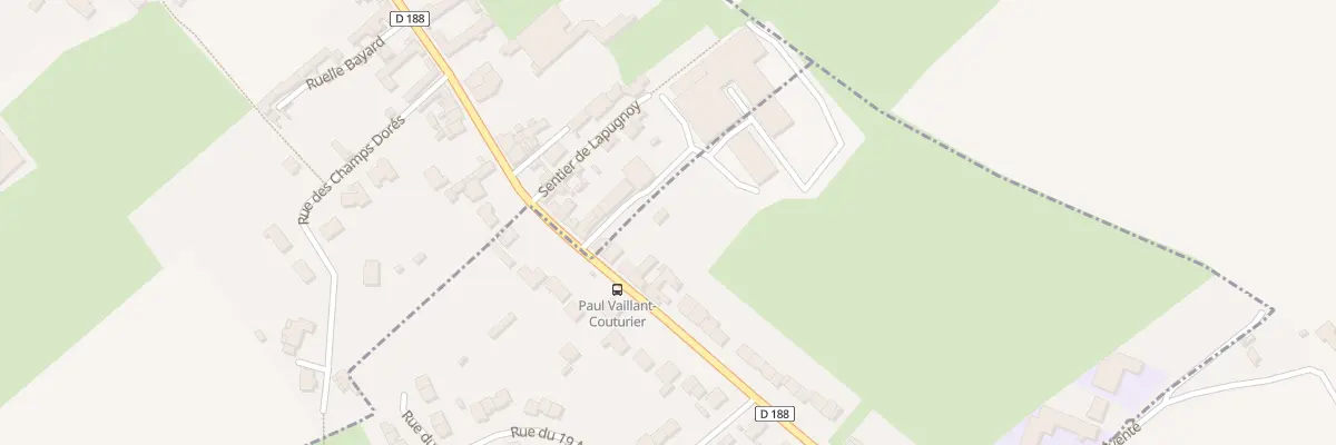Plan du 98 Rue Paul Vaillant Couturier à Marles-les-Mines