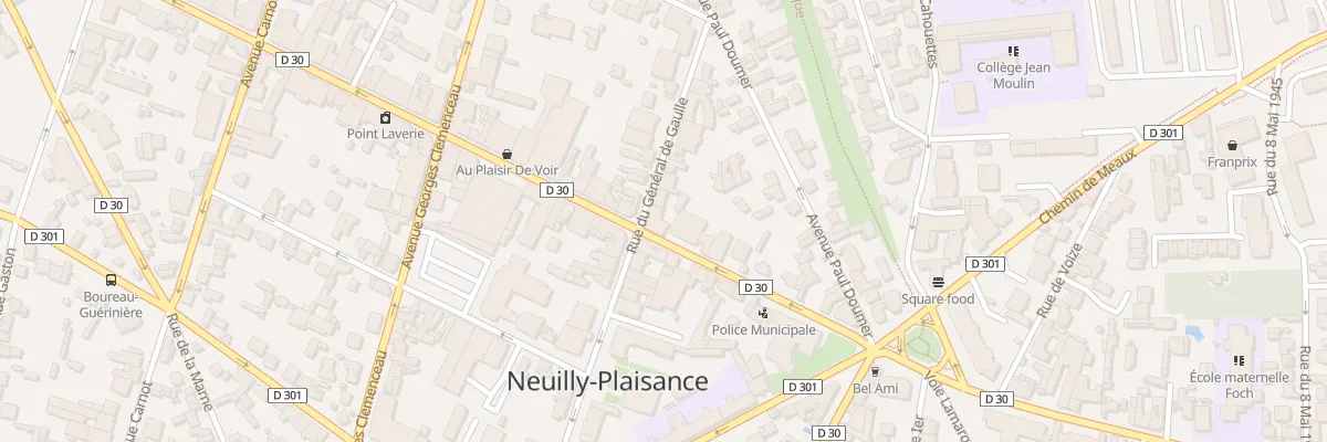 Plan du 53 Av du Maréchal Foch à Neuilly-Plaisance