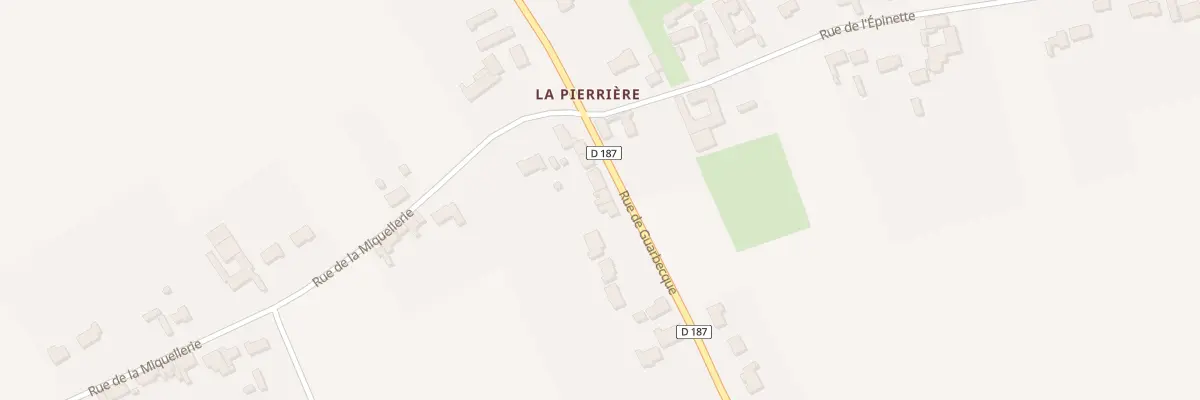 Plan du 1605 Rue de Guarbecque à Busnes