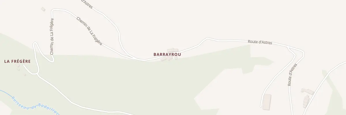 Plan du 5189 Barreyrou à Curvalle