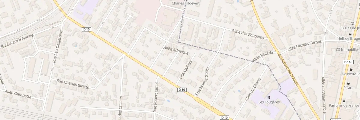 Plan du 4 All Sautier à Villemomble