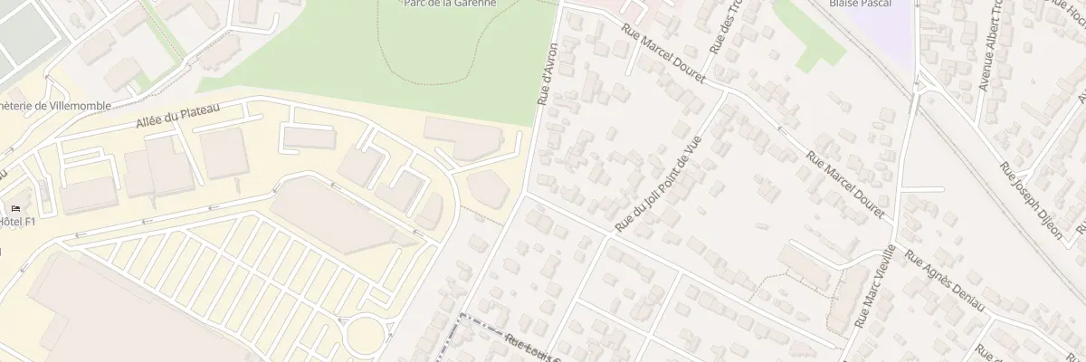 Plan du 39 Rue d’Avron à Villemomble