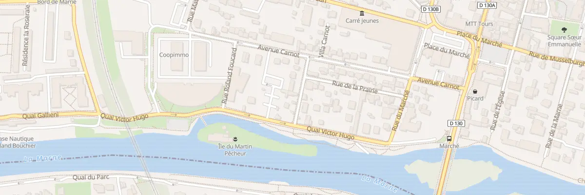 Plan du 3 Rue des 4 Sergents à Champigny-sur-Marne