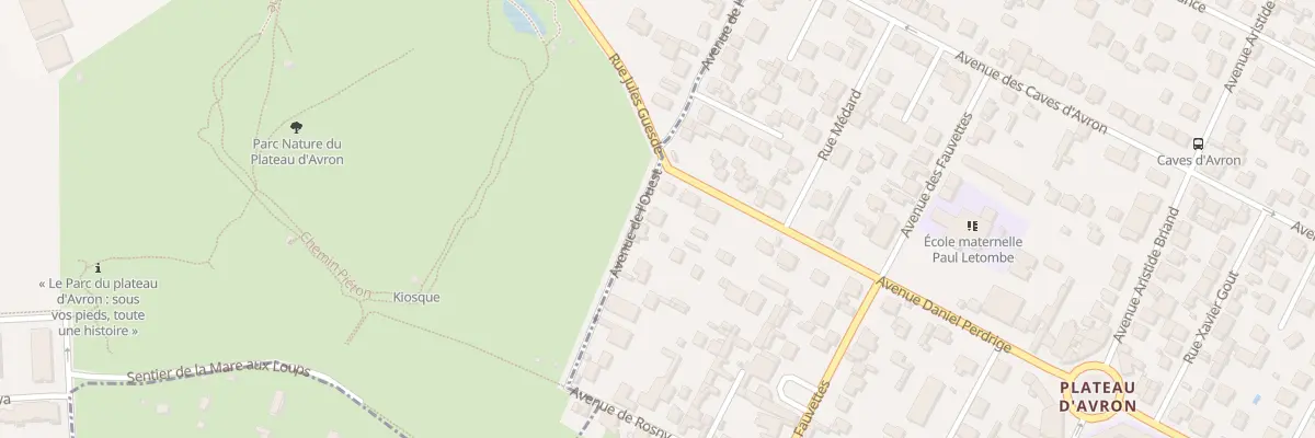 Plan du 14 Av de l’Ouest à Neuilly-Plaisance