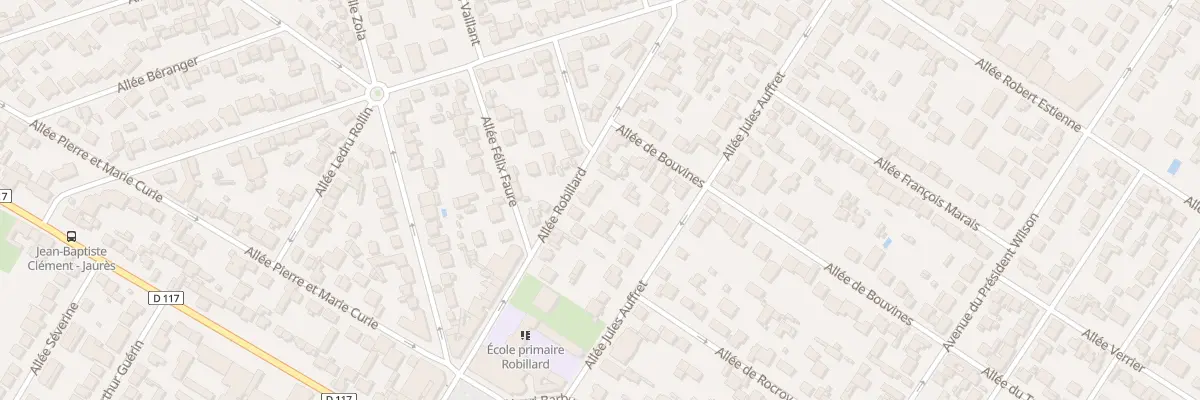 Plan du 26 All Robillard aux Pavillons-sous-Bois