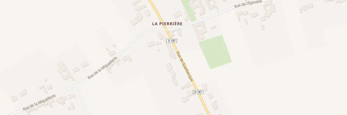 Plan du 1599 Rue de Guarbecque à Busnes