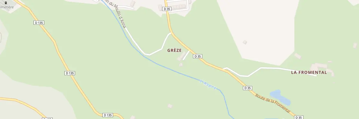 Plan du 5167 Greze à Fontanges
