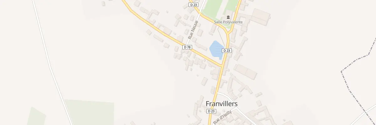 Plan du 9 Rue de Béhencourt à Franvillers