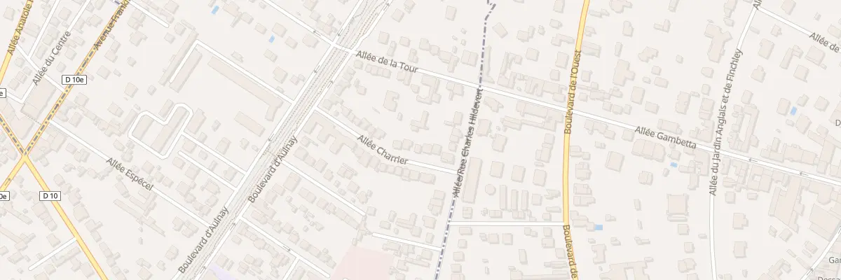 Plan du 19 All Charrier à Villemomble