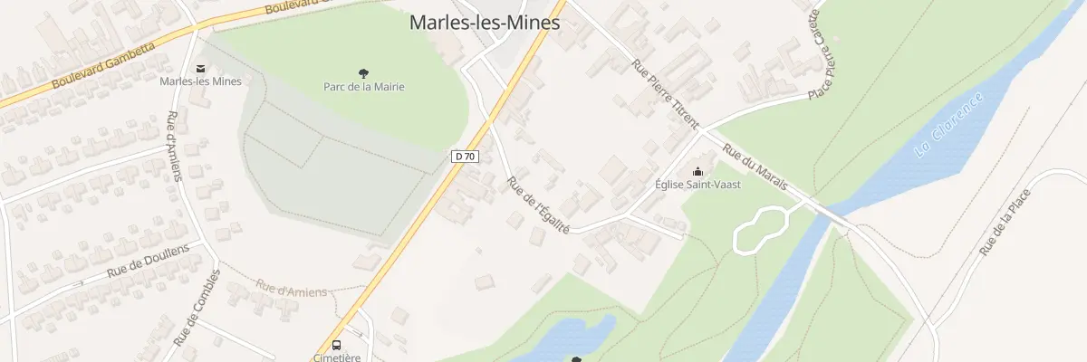 Plan du 8 Rue de l’Egalité à Marles-les-Mines