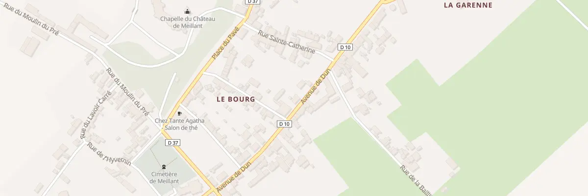 Plan du 21 Av de Dun à Meillant