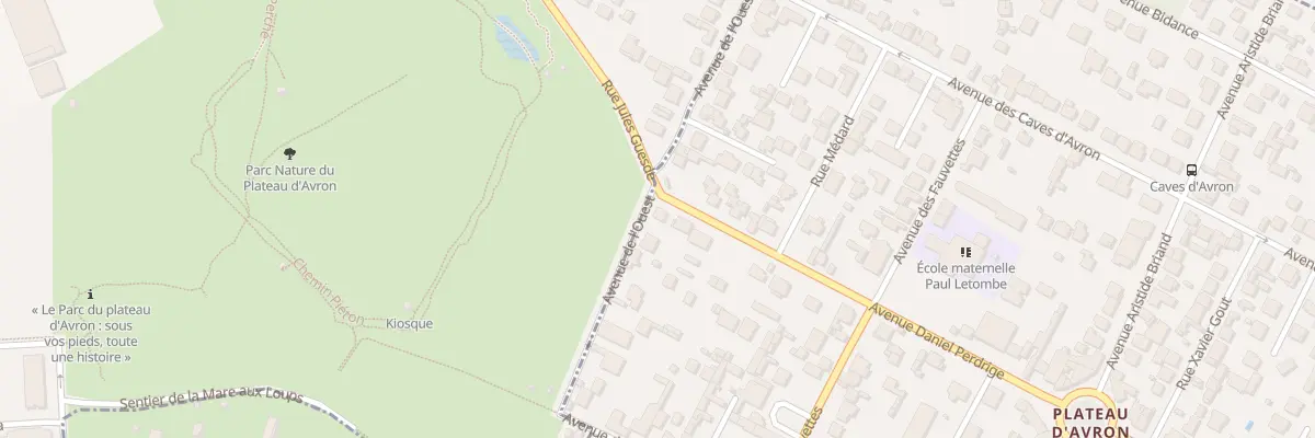 Plan du 2 Av Daniel Perdrigé à Neuilly-Plaisance